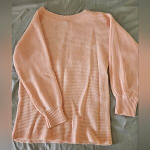 Women's  Off the Shoulder Sweater -Peachy Color NWOT